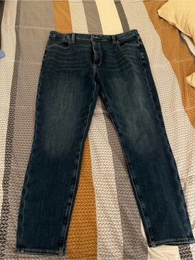 American Eagle Outfitters Dark Blue Straight Leg Jeans